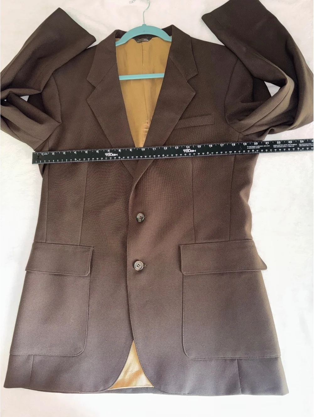 VTG 70s Levis Brown Blazer Jacket Mens 40L